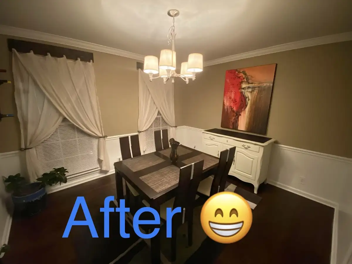 Professional dining room restoration after water damage in Mount Arlington